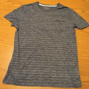 Banana Republic Pocket Tee Shirt Stripe Blue White